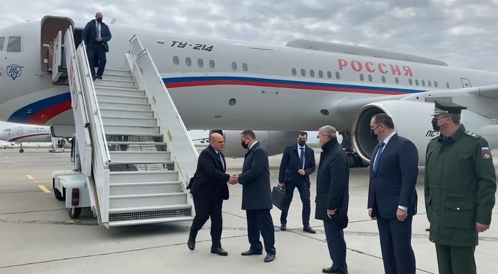 Михаил Мишустин прилетел в Дагестан