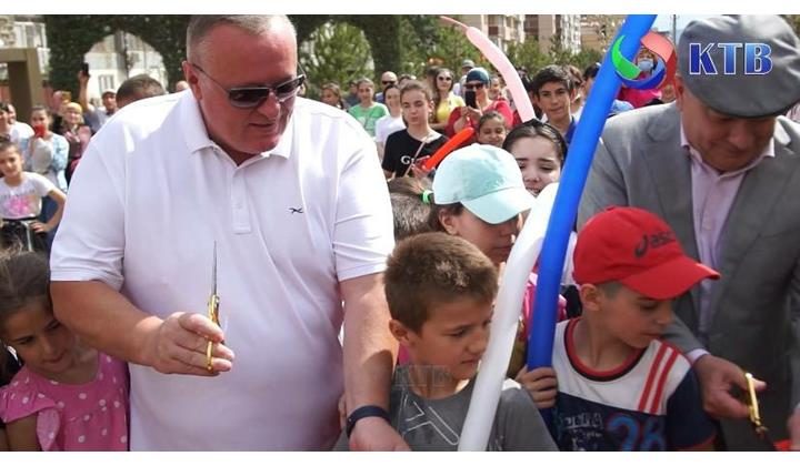 В Каспийске открыли новый сквер