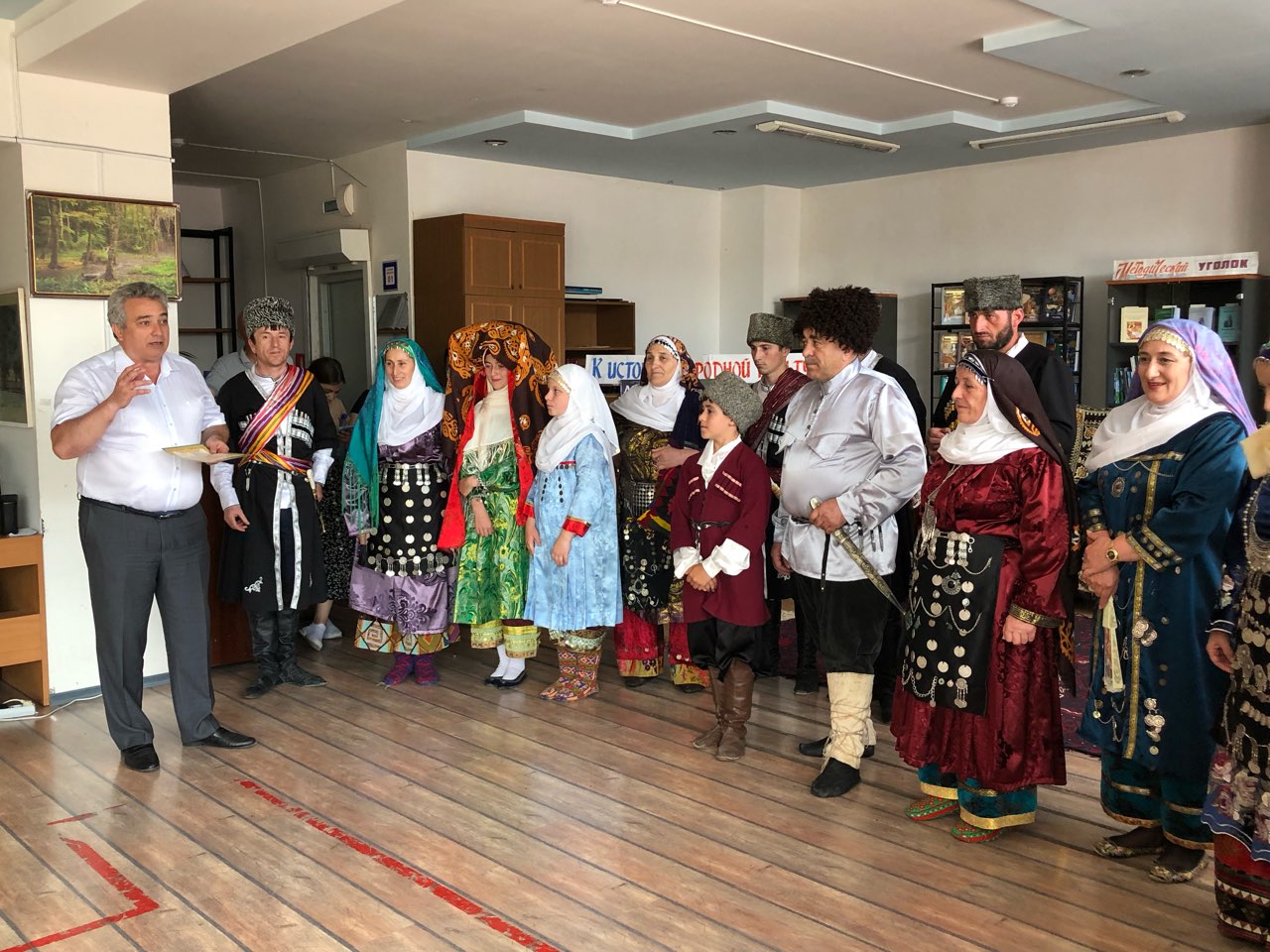 В Республиканской специальной библиотеке для слепых прошло мероприятие «К истокам народной культуры»