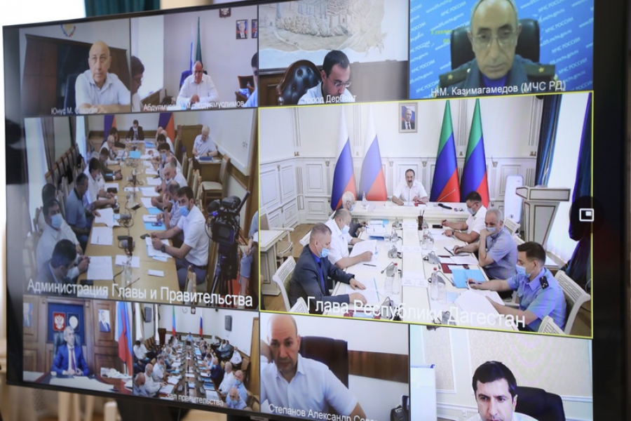 Сергей Меликов провел заседание Совета Безопасности Дагестана
