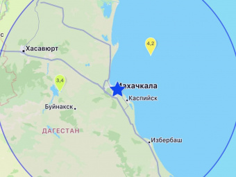 Два землетрясения произошло сегодня в Дагестане