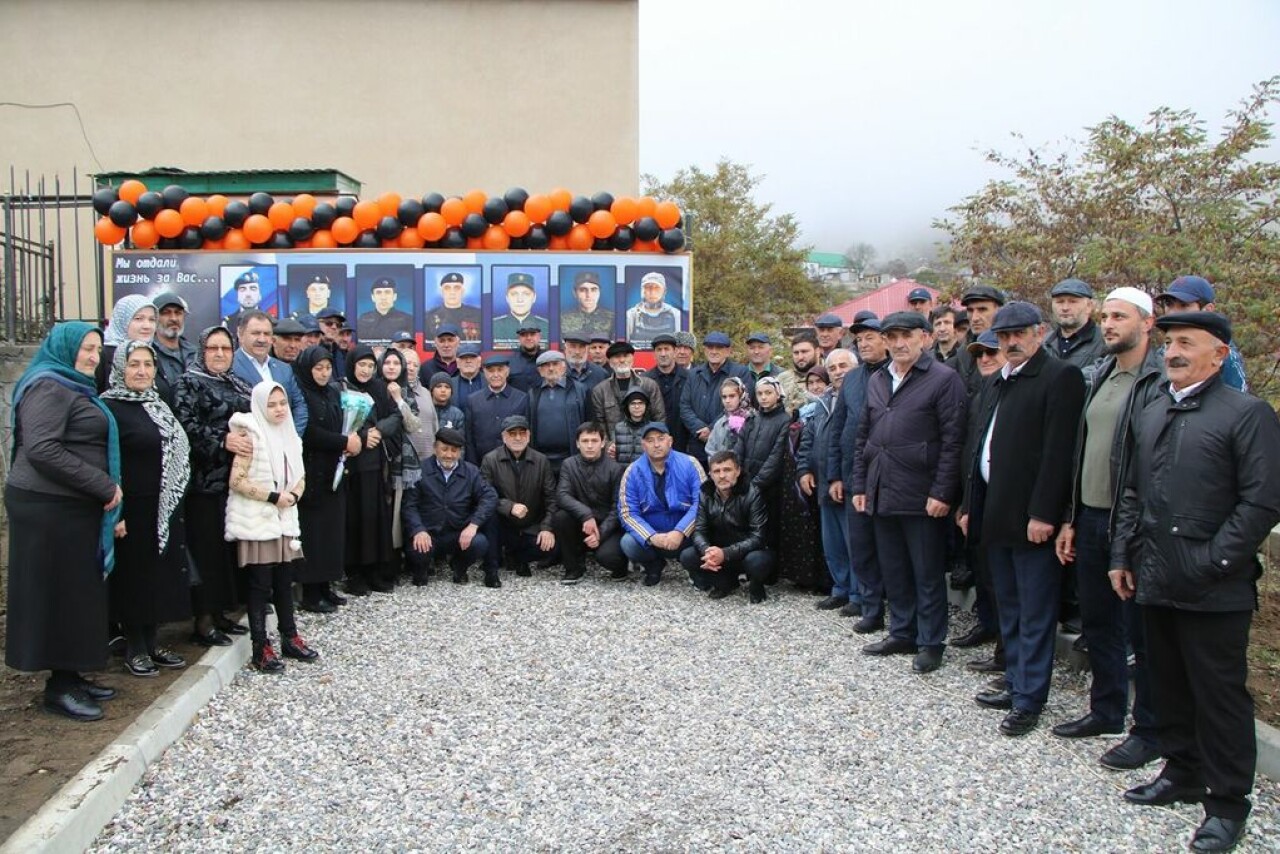 В Гумбетовском районе открыли Сад памяти в честь воинов, погибших в СВО