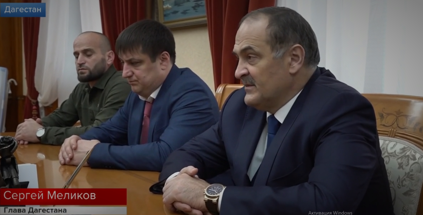 Сергей Меликов встретился с семьей Героя России Магомеда Исбакиева