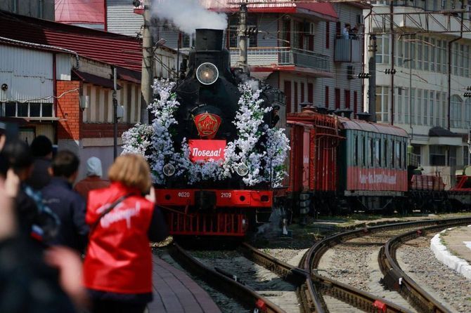 Ретро-поезд «Победа» прибудет в Махачкалу 3 апреля