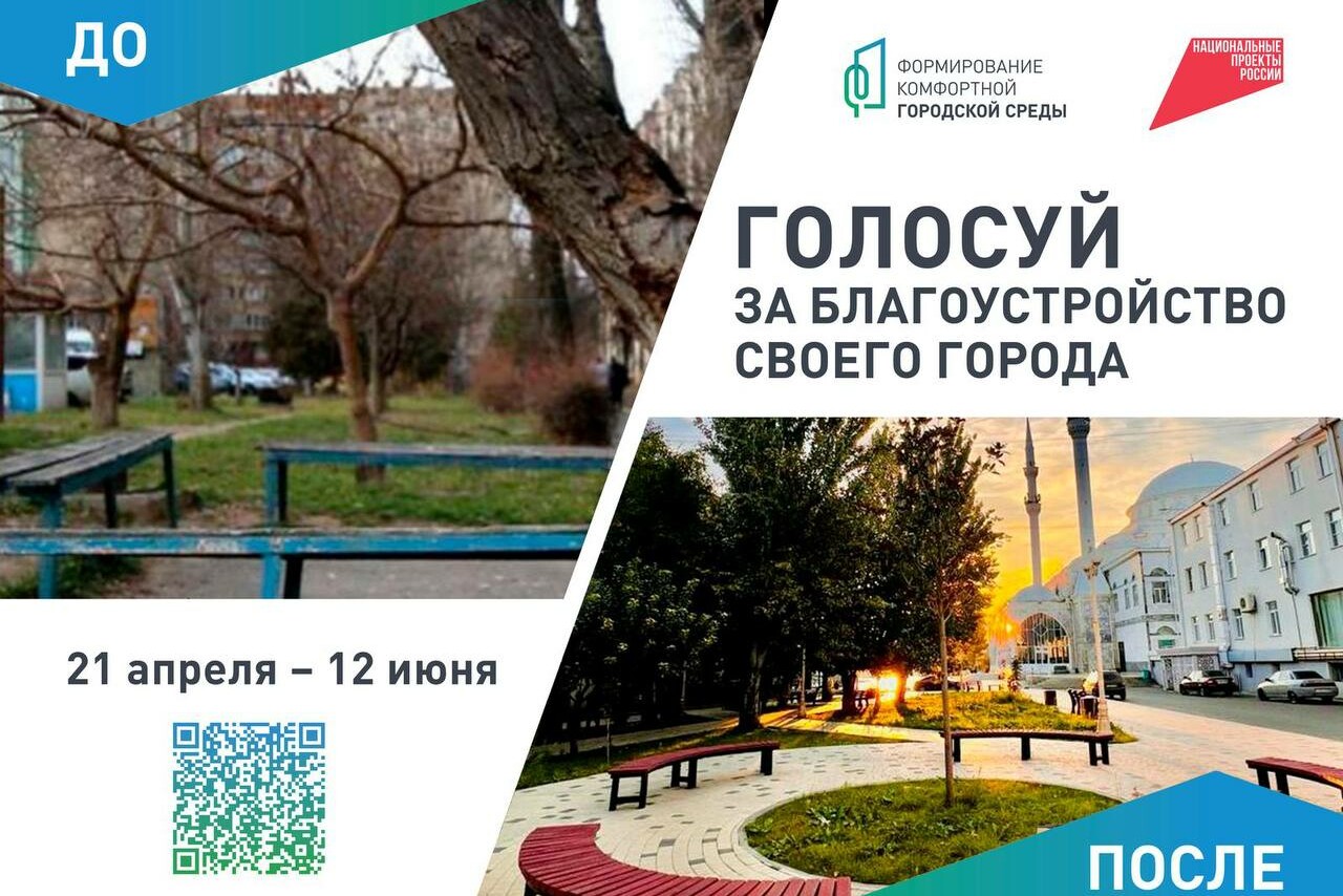 Стартовало онлайн-голосование за благоустройство территорий
