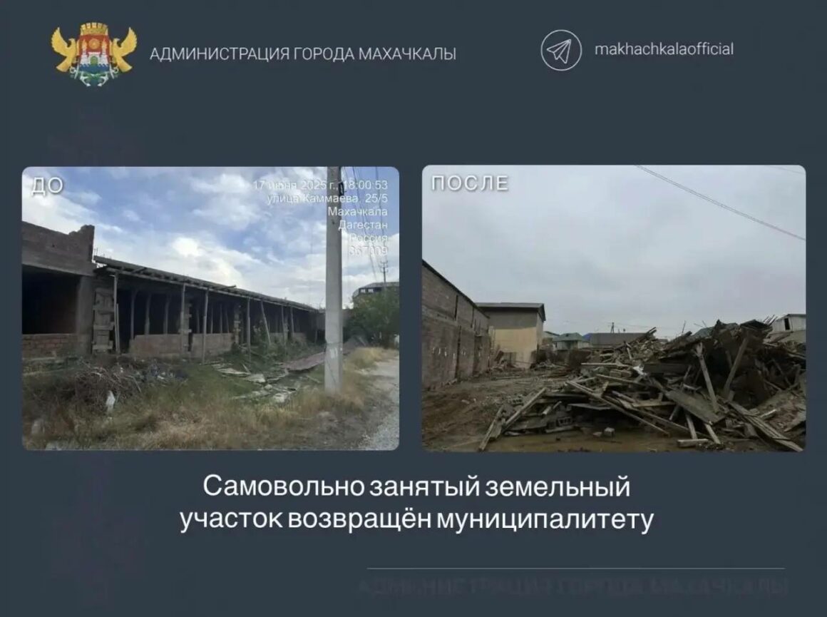 Самовольно занятый земельный участок возвращён муниципалитету