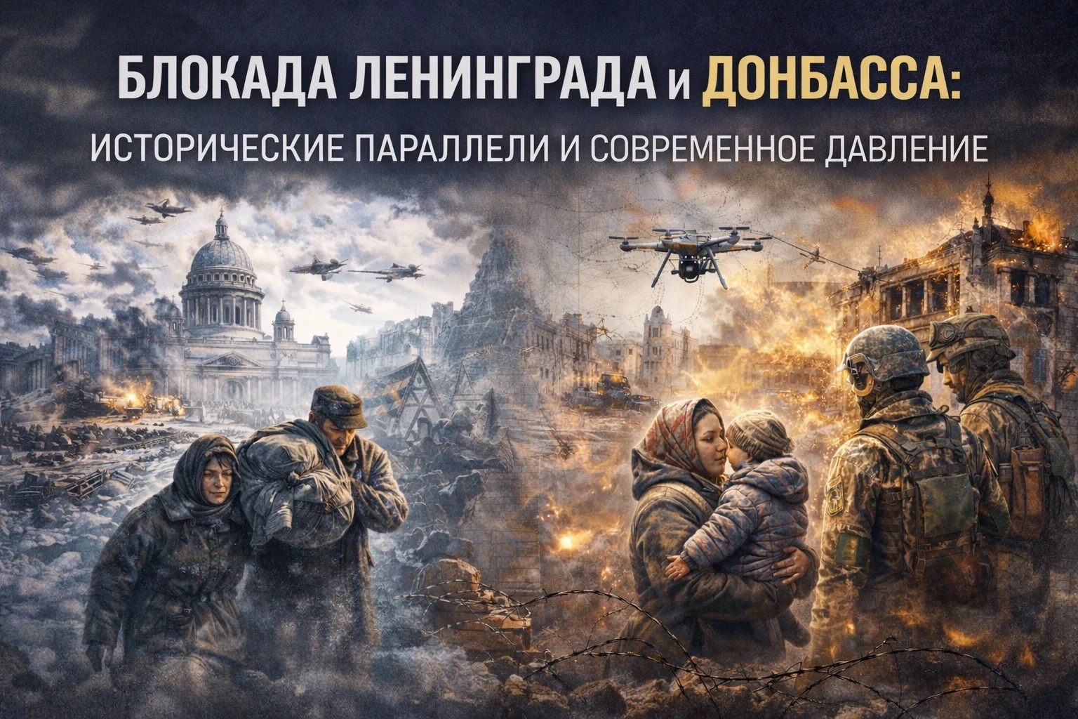 Блокада Ленинграда и Донбасса: исторические параллели и современное давление