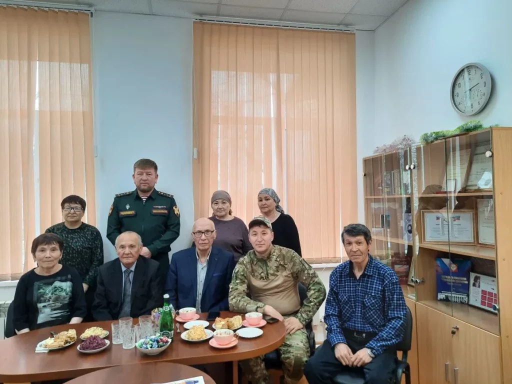 В преддверии Дня защитника Отечества в редакции «Голос степи» состоялась встреча с участниками СВО