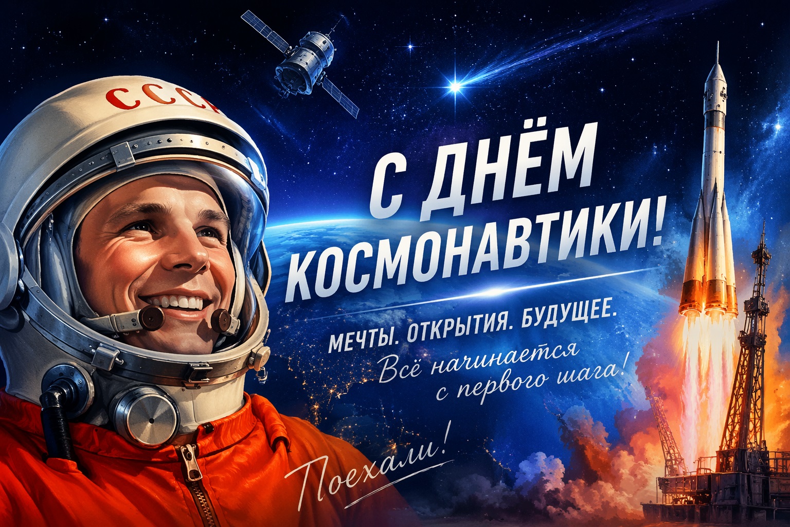 «Поехали!»: как это было