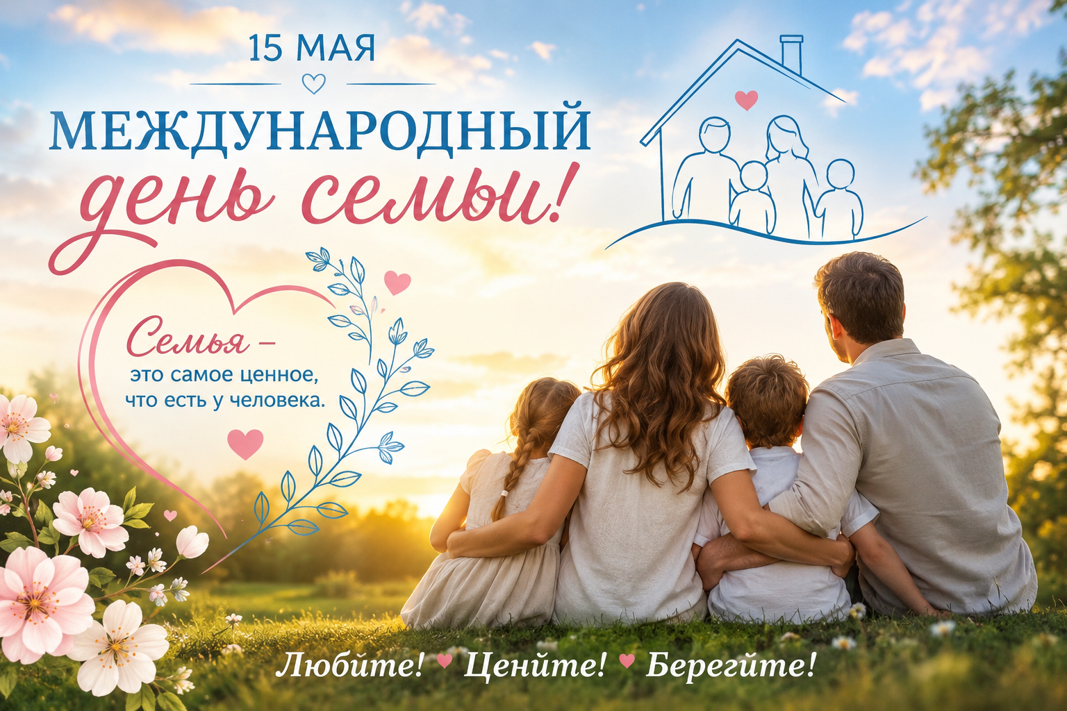 Семья — опора, любовь и главное богатство человека
