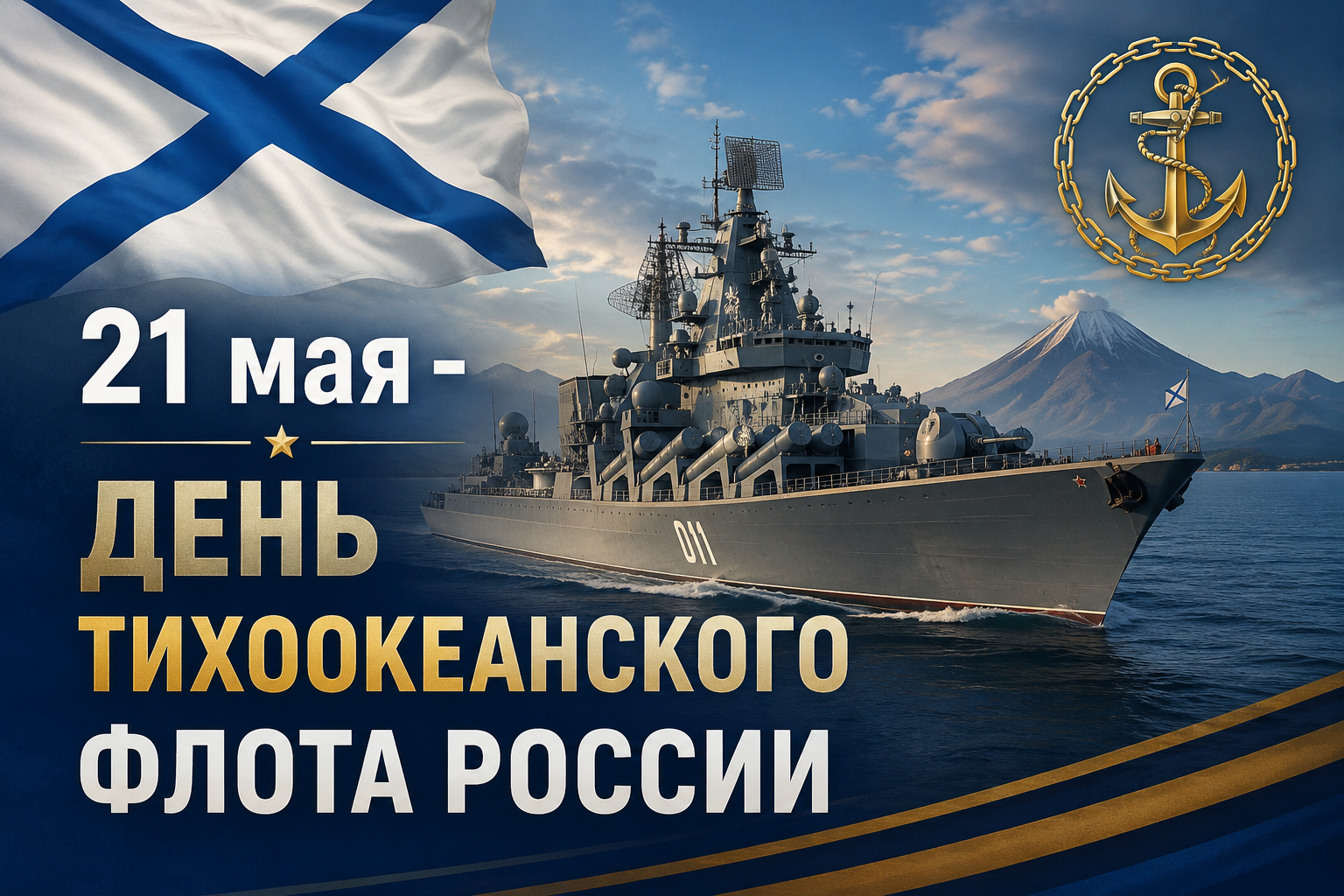 21 мая — День Тихоокеанского флота России