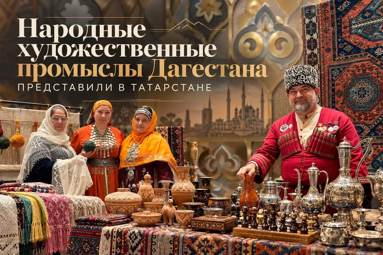 Народные промыслы и культура Дагестана представлены в Татарстане